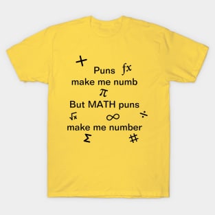 Math Number T-Shirt